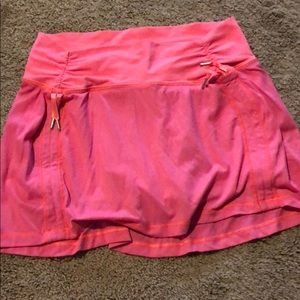 Lululemon pink, coral skirt 6
